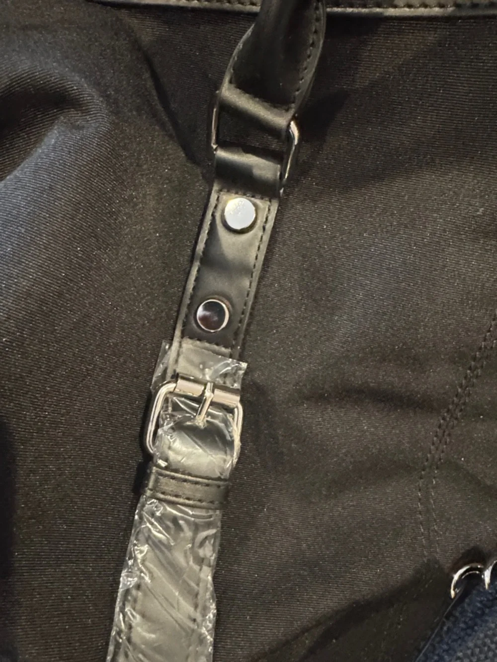 All Black Weekender / Carryall / Carry On Travel Bag
